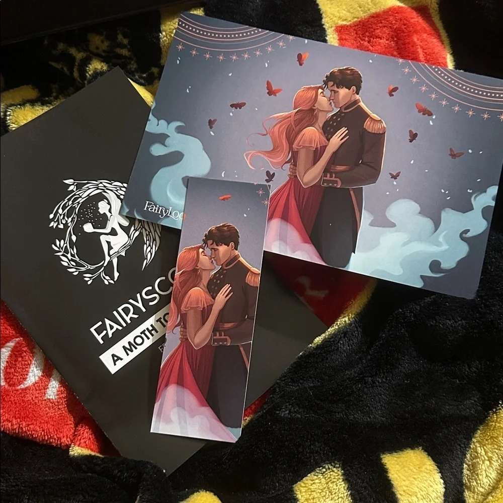 The Crimson Moth Book by Kristen Ciccarelli, Fairyloot Exclusive